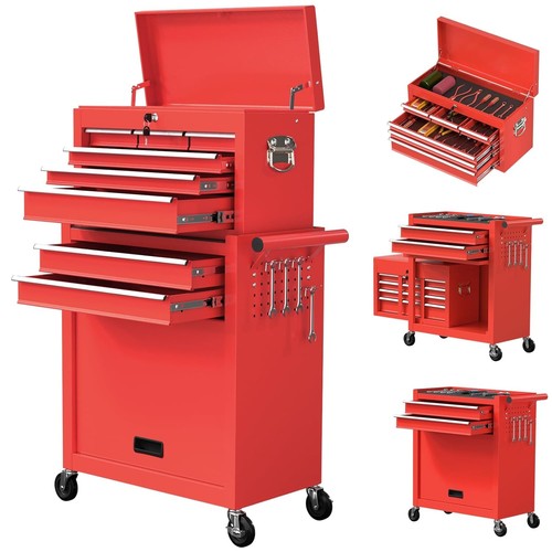 Rolling tool cabinet with - with, 8