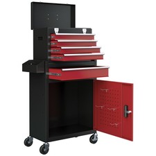 HOMCOM Tool Cabinet on Wheels