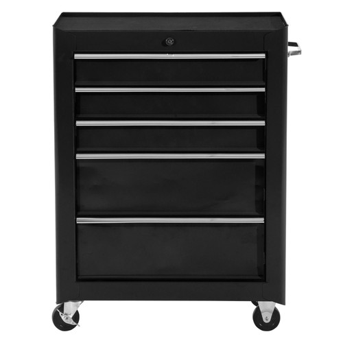 Homcom drawer lockable - lockable, steel